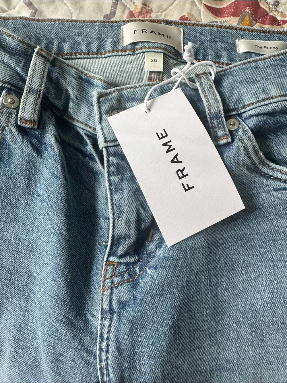Frame Rodeo Low-Rise Boot Cut Jeans